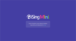 Desktop Screenshot of mini.ising.pl